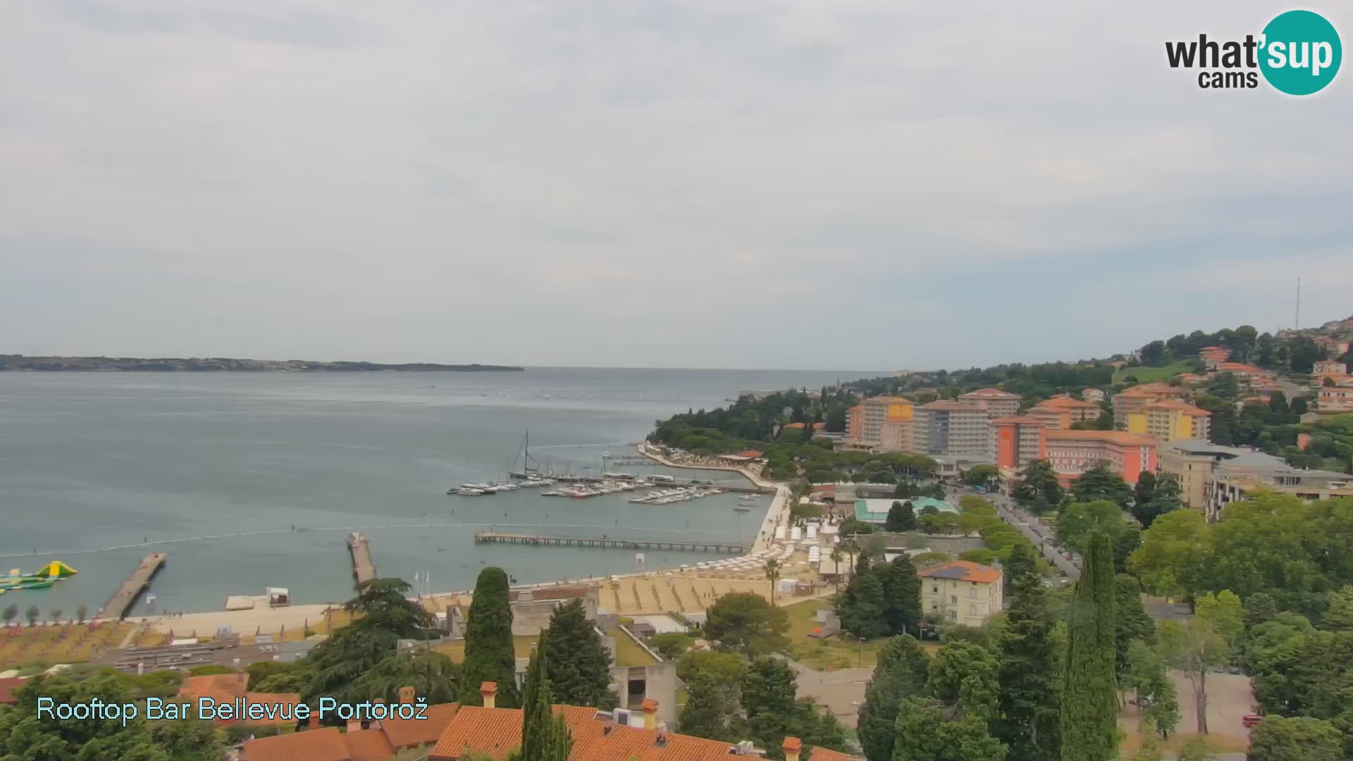 Portorož camera en vivo – Panorama Villa Bellevue