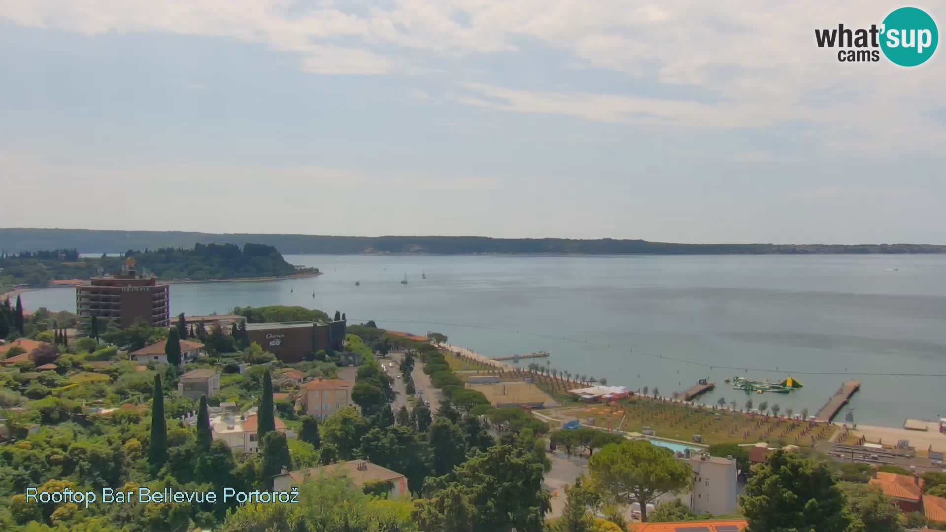 Panorama webcam Portorož – view from Villa Bellevue