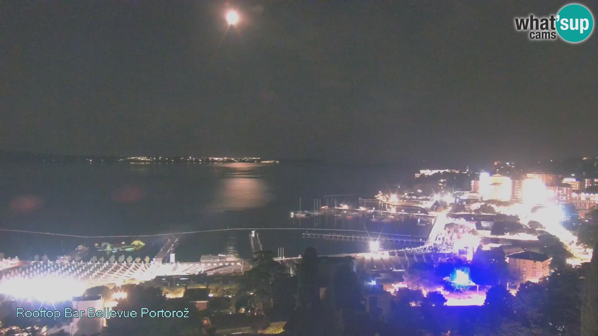 Panorama webcam Portorož – view from Villa Bellevue