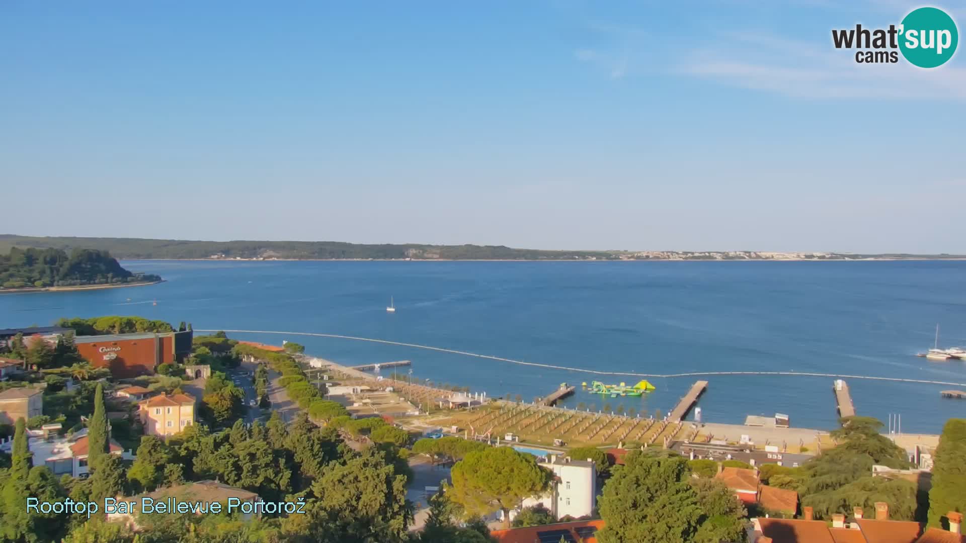 Panorama webcam Portorož – view from Villa Bellevue