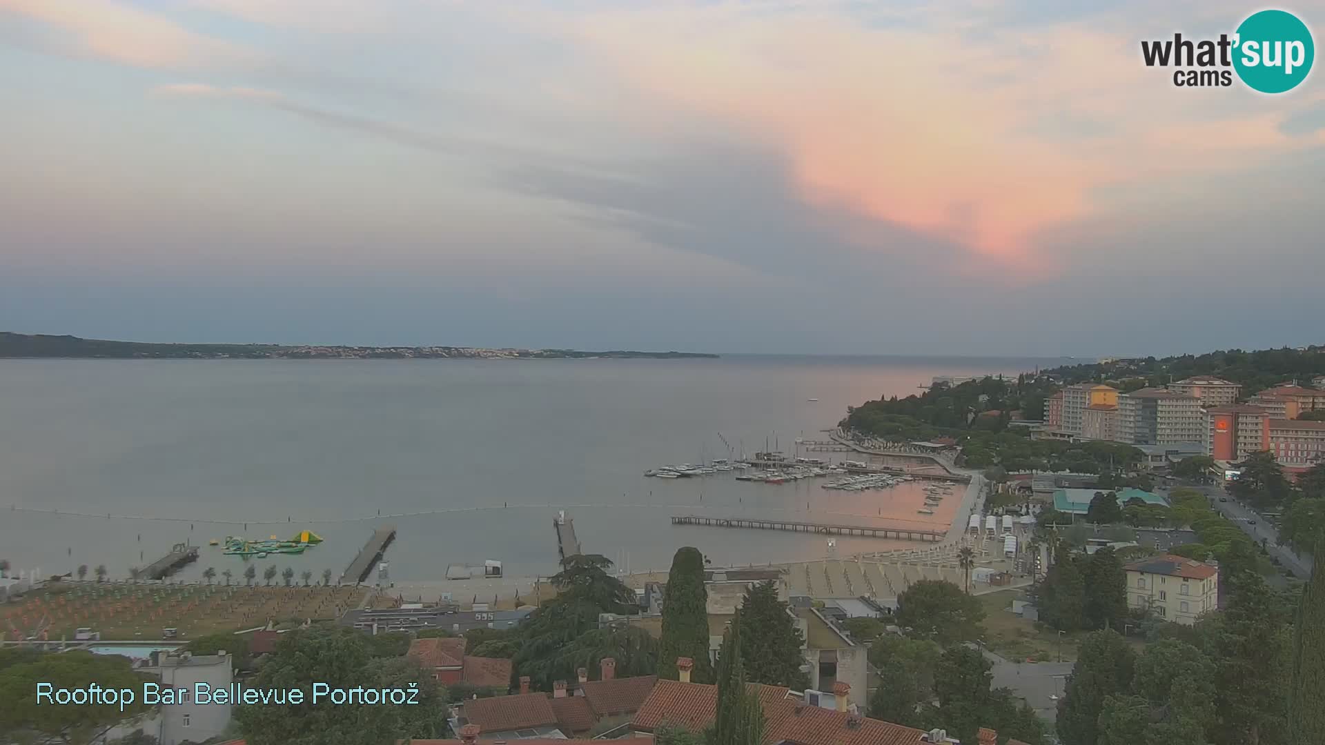 Live webcam Portorož – Panorama dalla Villa Bellevue