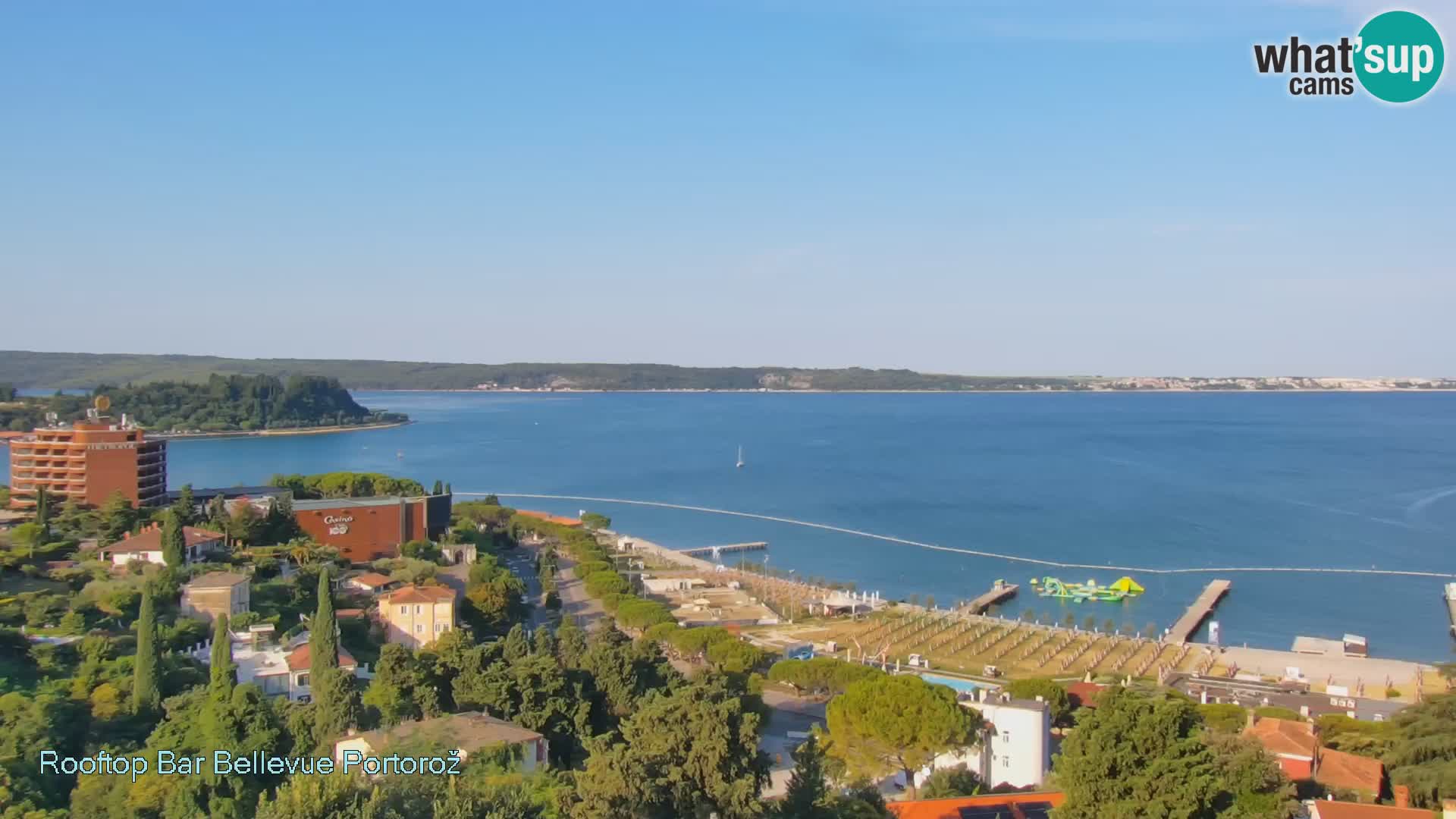 Portorož web kamera – pogled sa Villa Bellevue