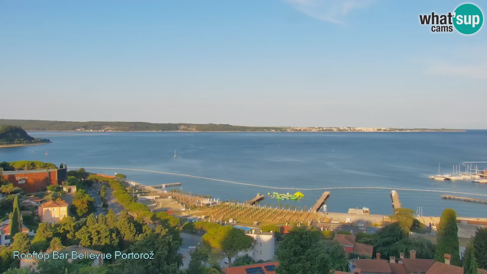 Portorož web kamera – pogled sa Villa Bellevue