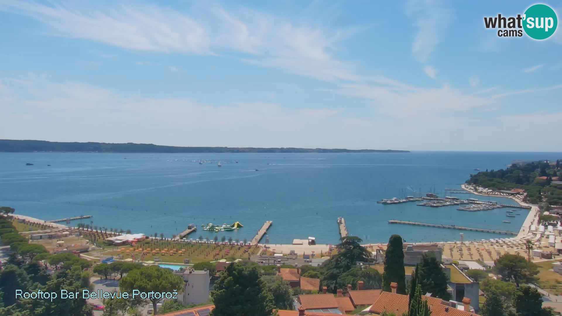 Webcam Portorož – Panorama Villa Bellevue