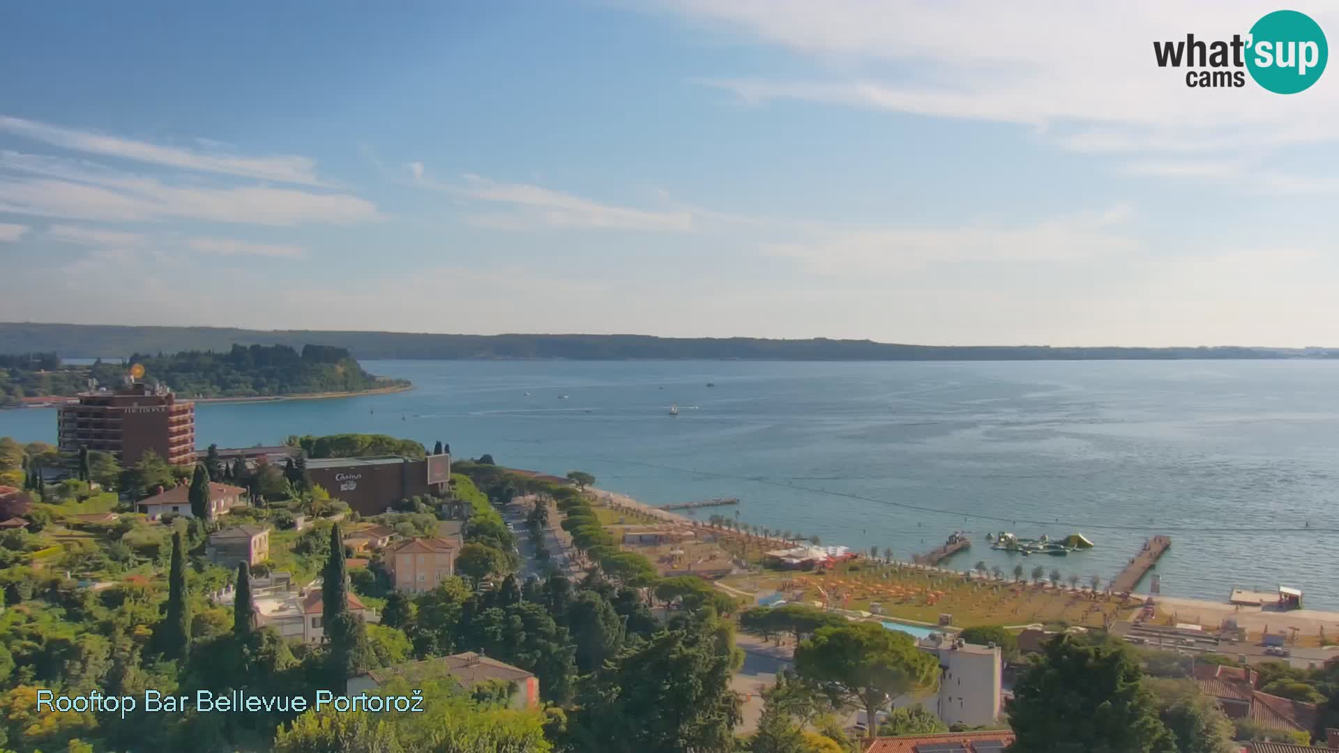 Panorama webcam Portorož – view from Villa Bellevue