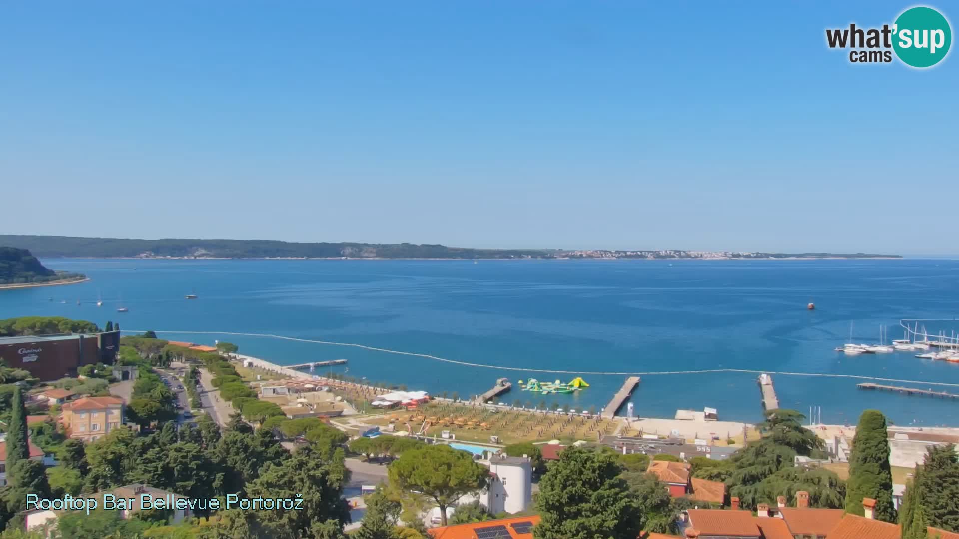 Portorož camera en vivo – Panorama Villa Bellevue