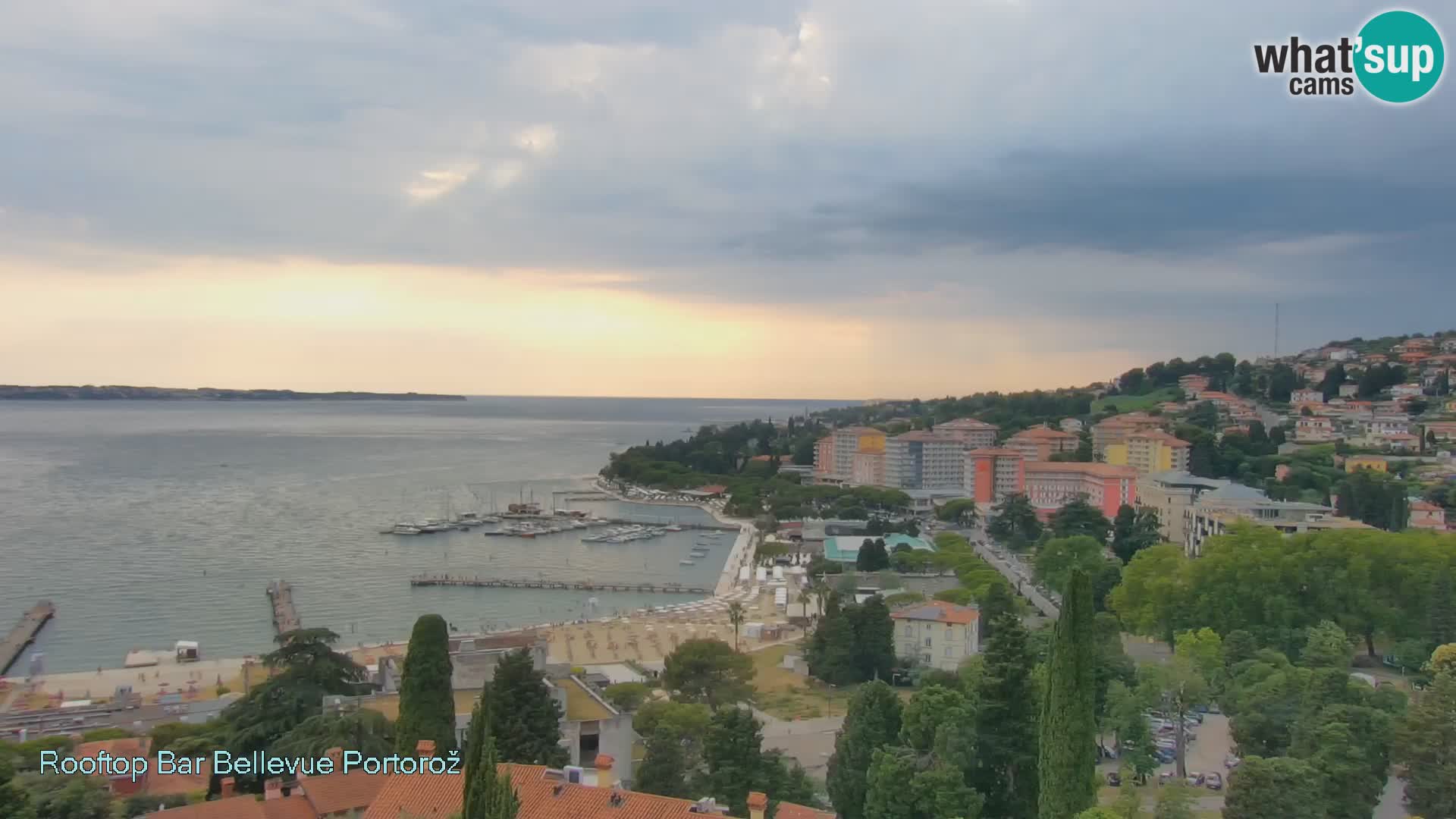 Webcam Portorož – Panorama Villa Bellevue