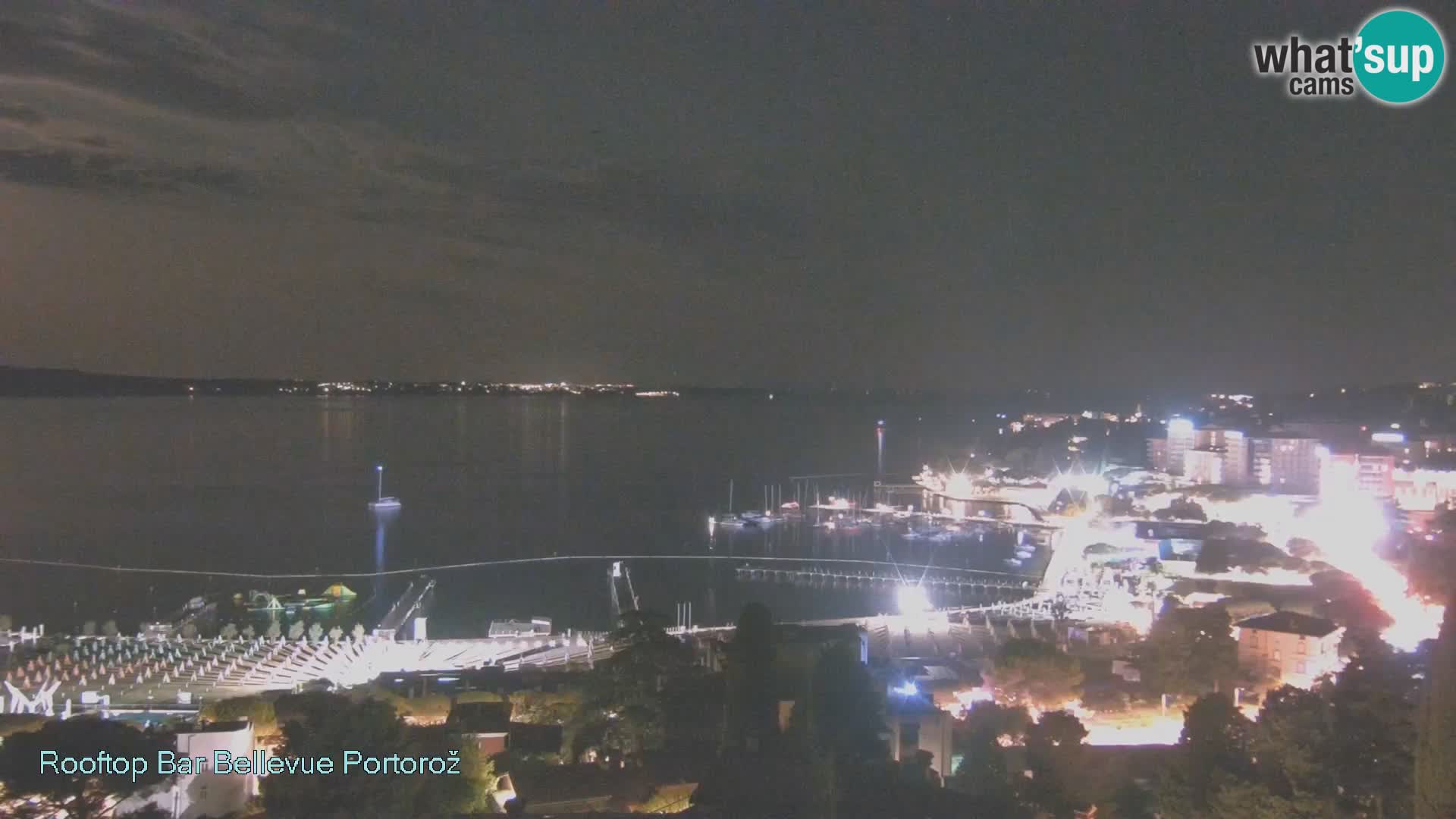 Panorama webcam Portorož – view from Villa Bellevue