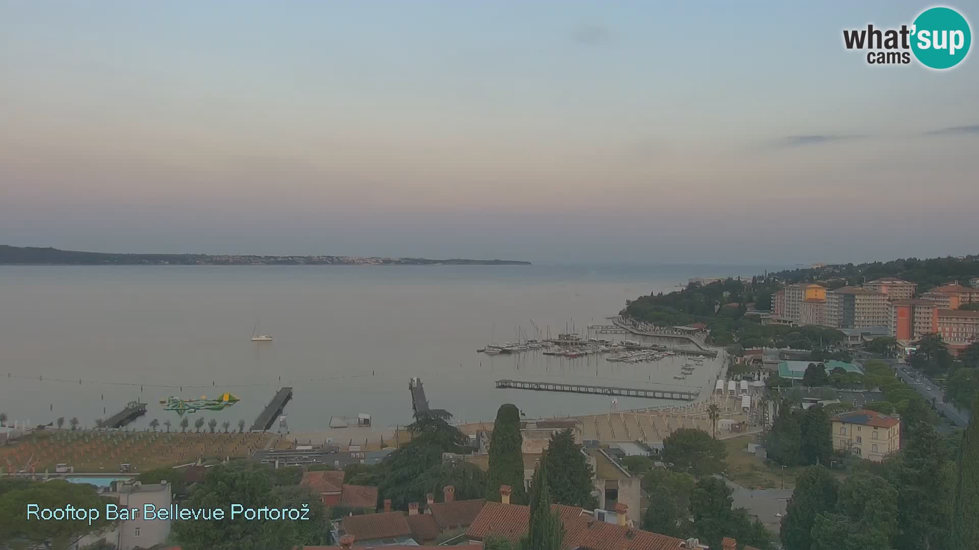 Portorož web kamera – pogled sa Villa Bellevue