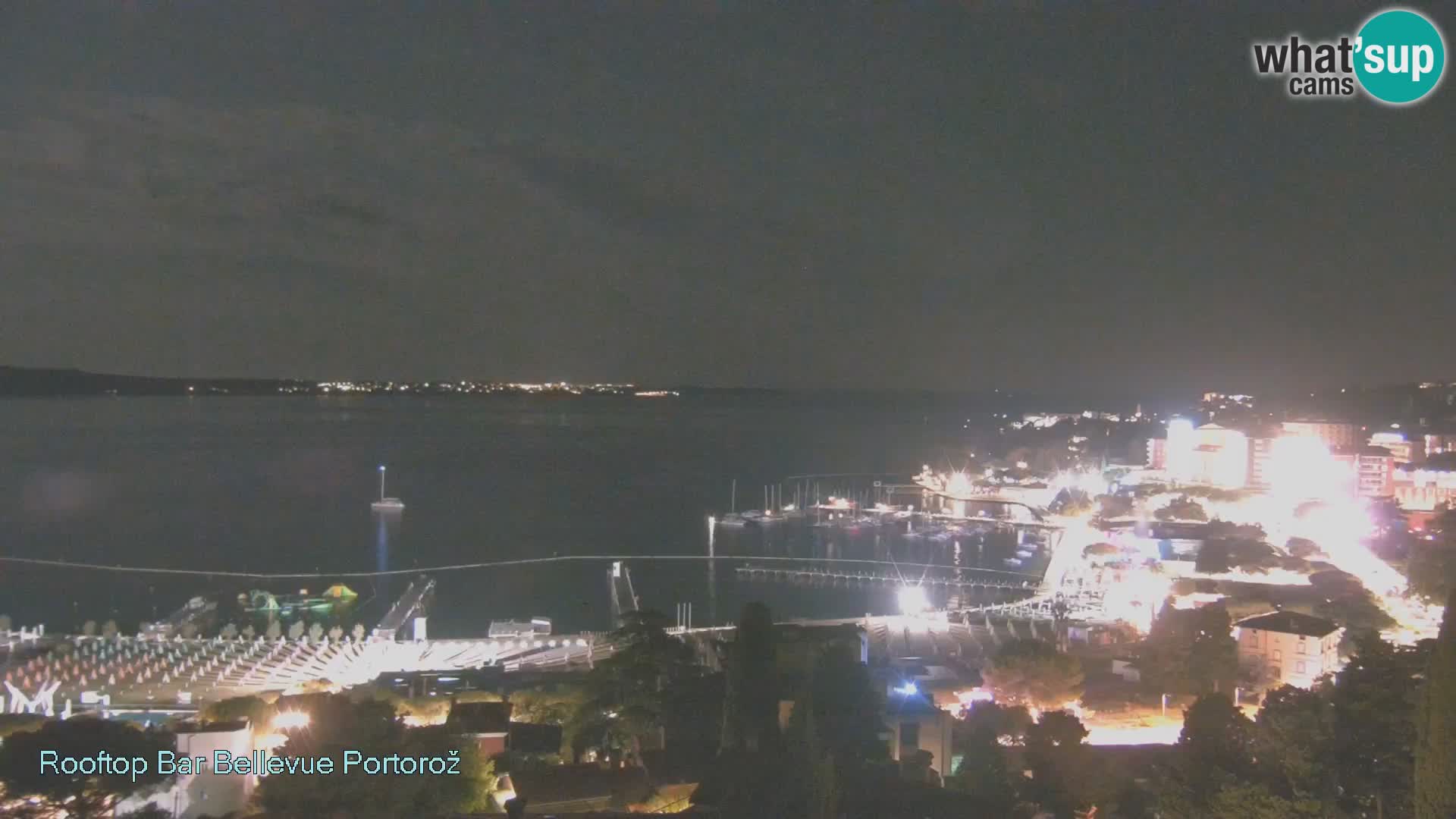 Live webcam Portorož – Panorama dalla Villa Bellevue