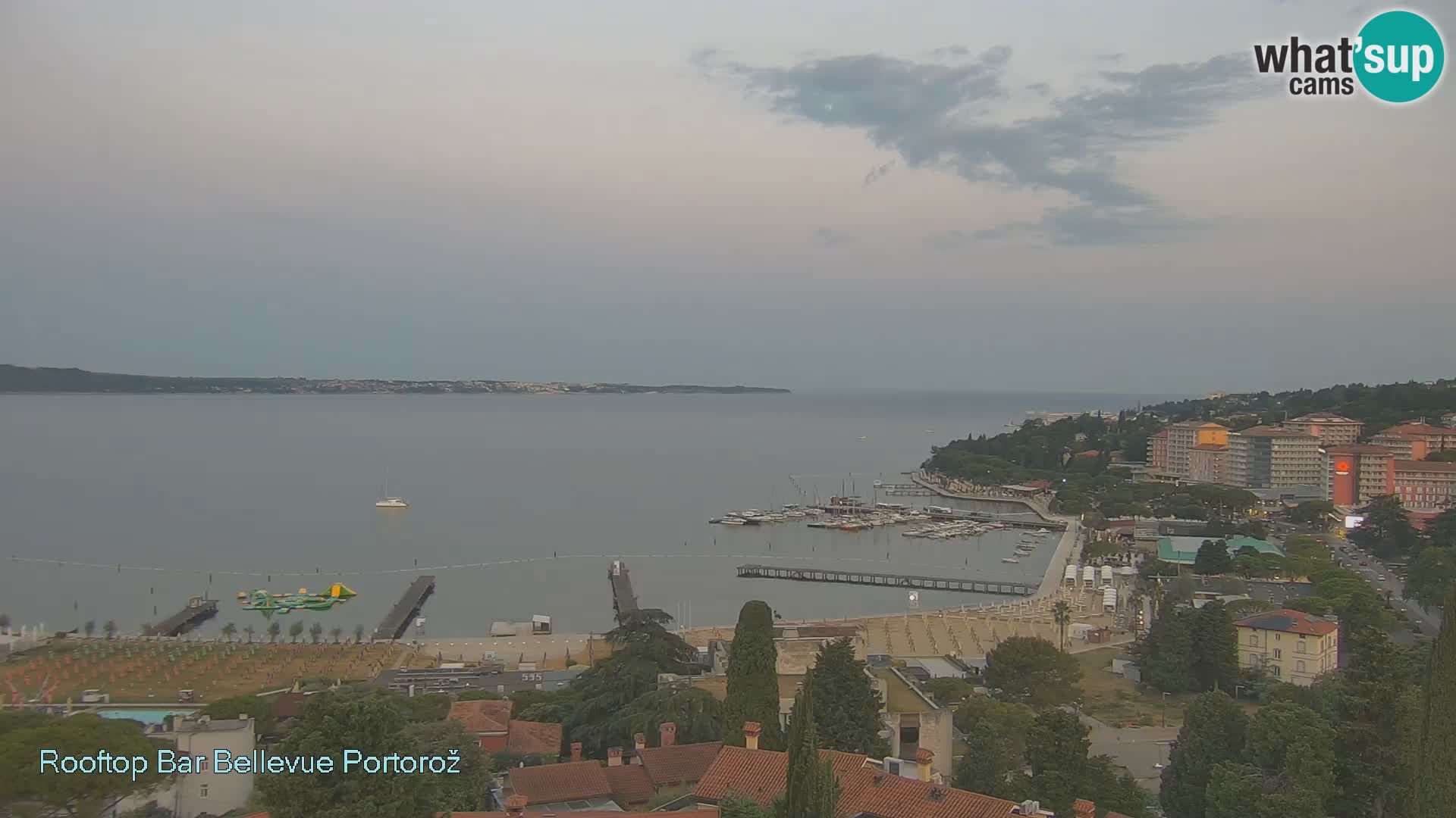 Live webcam Portorož – Panorama dalla Villa Bellevue