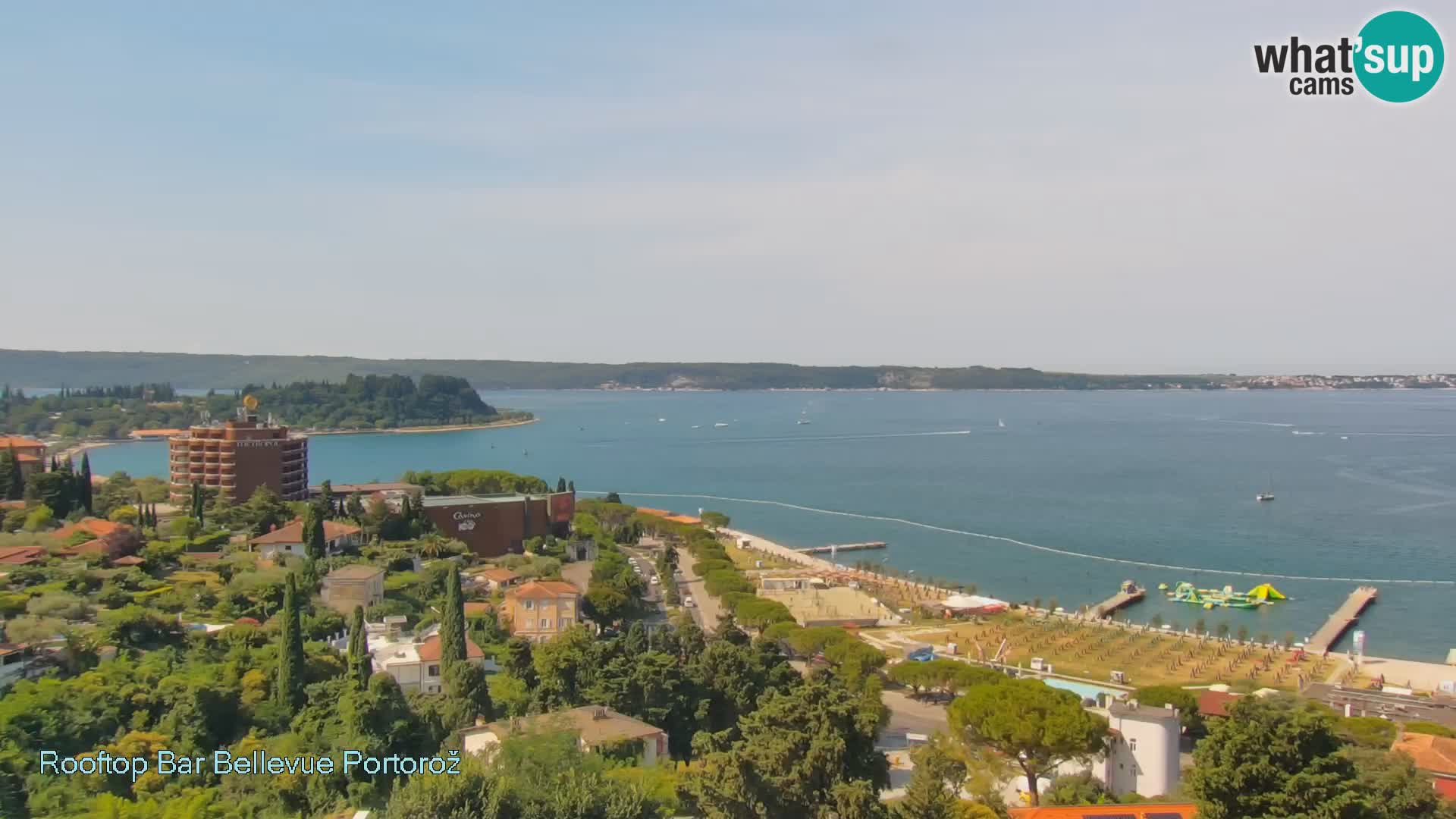 Panorama webcam Portorož – view from Villa Bellevue