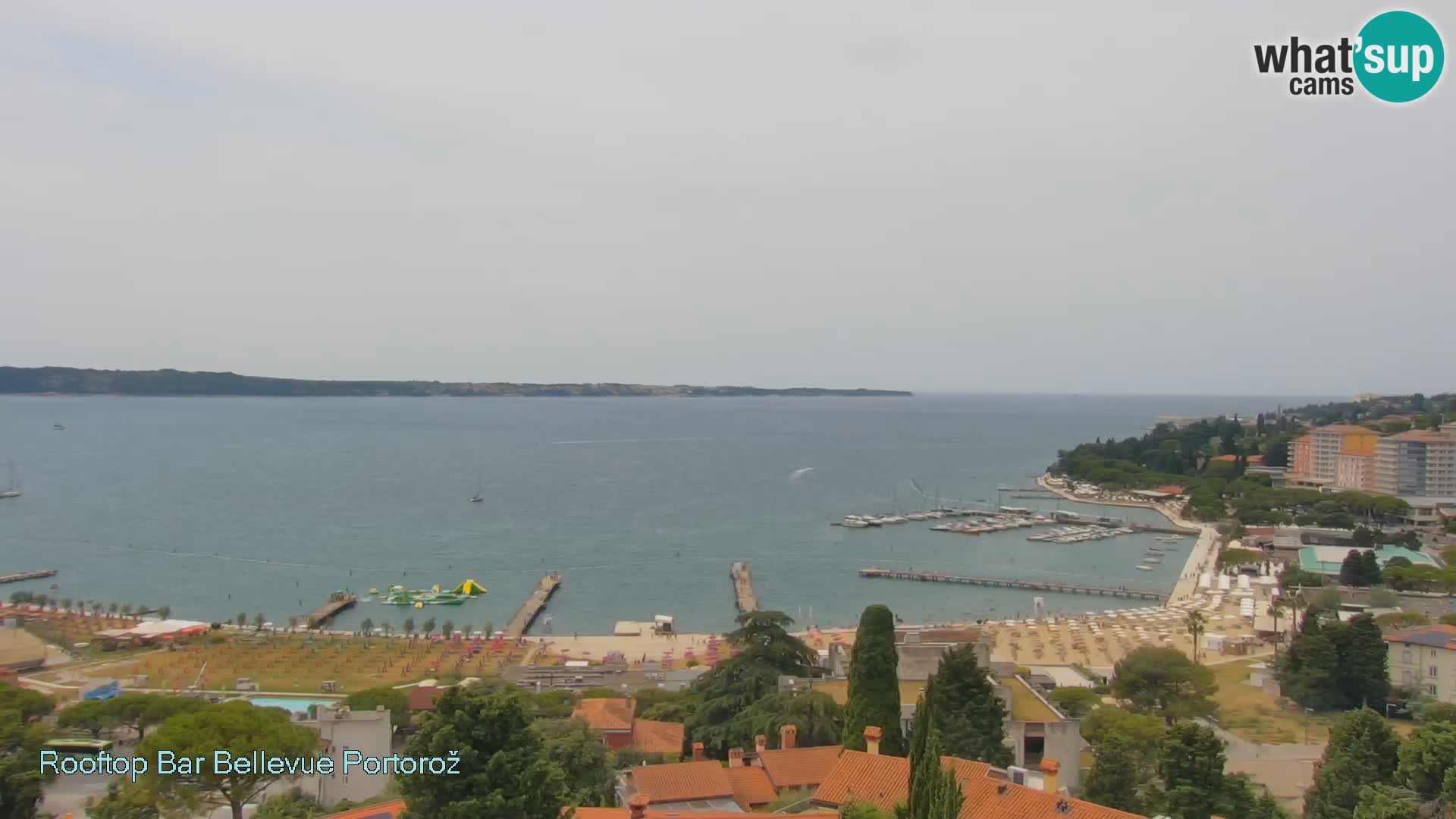 Portorož camera en vivo – Panorama Villa Bellevue