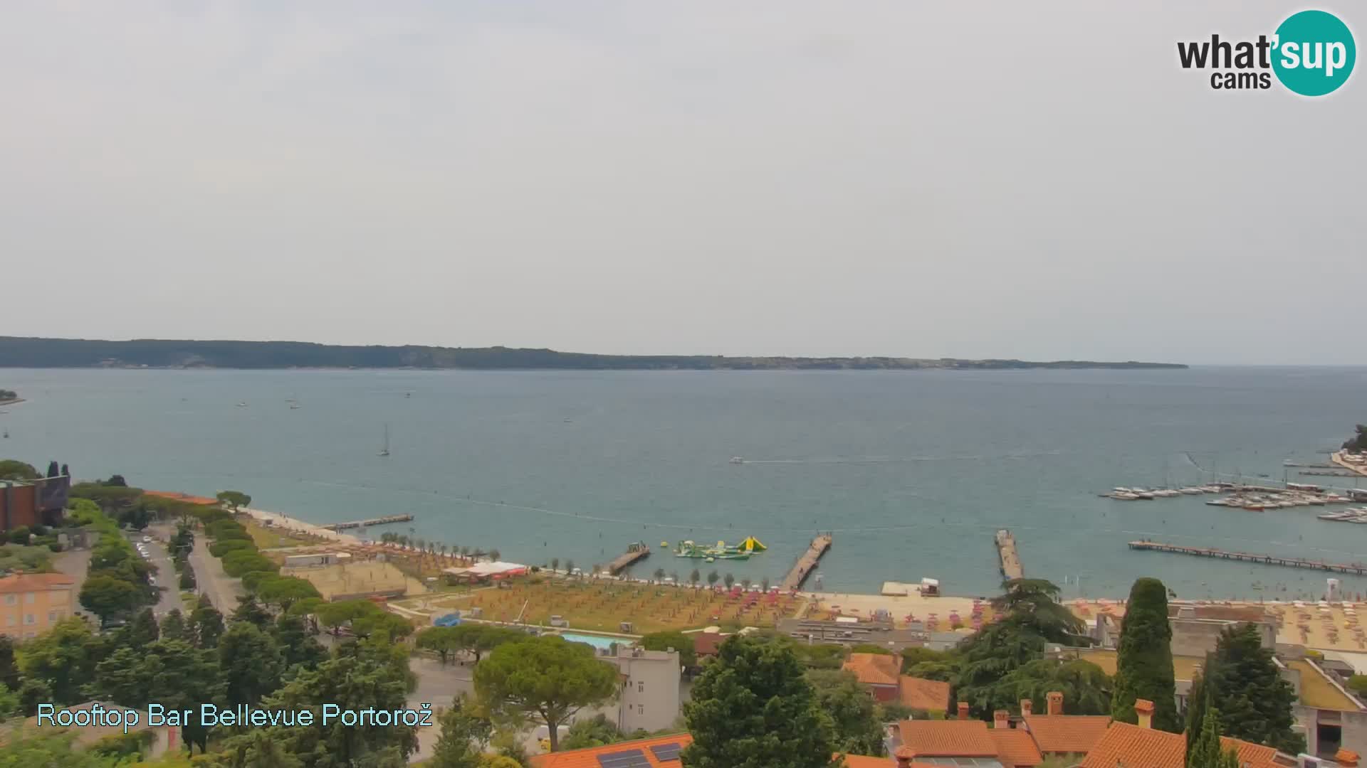 Portorož camera en vivo – Panorama Villa Bellevue