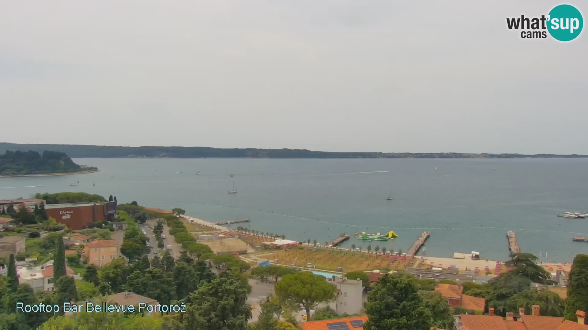 Panorama webcam Portorož – view from Villa Bellevue