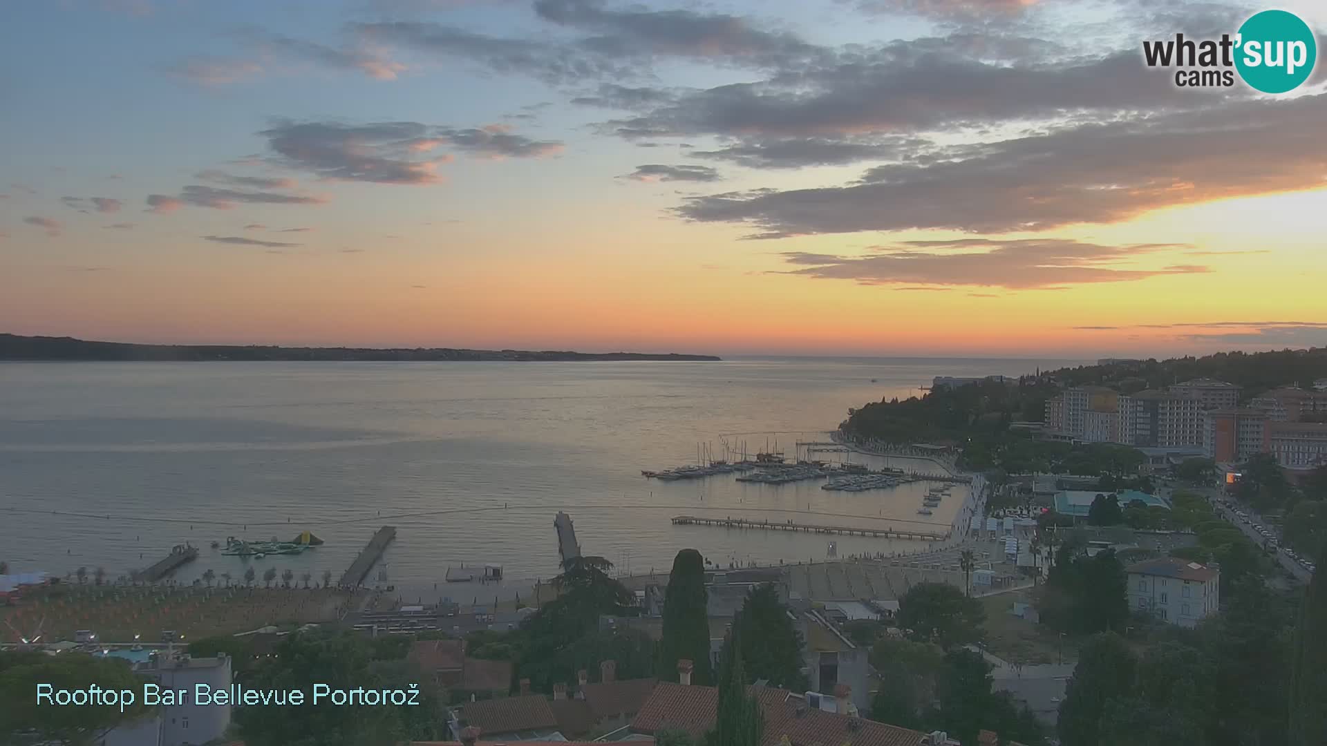 Portorož camera en vivo – Panorama Villa Bellevue