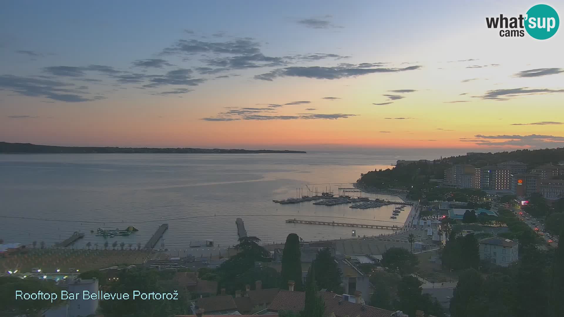 Panorama webcam Portorož – view from Villa Bellevue