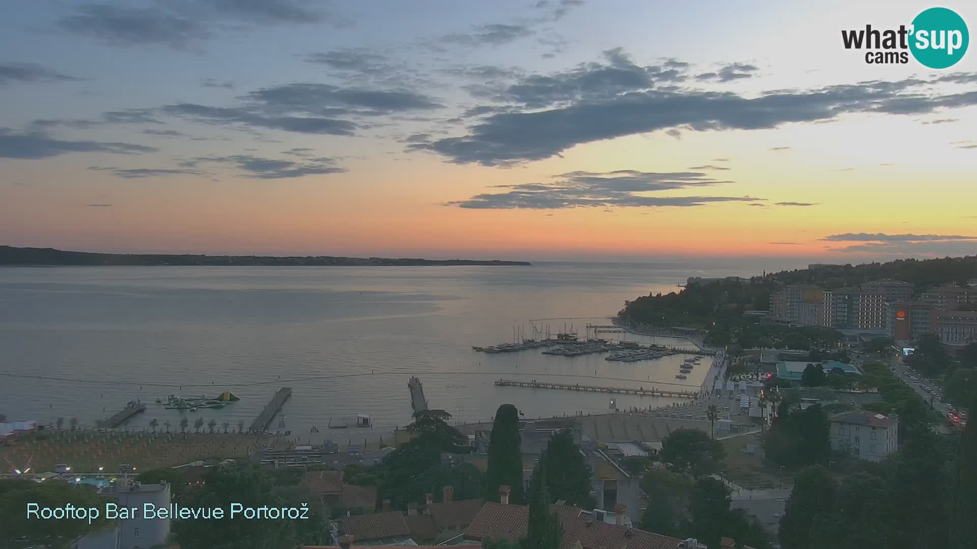Live webcam Portorož – Panorama dalla Villa Bellevue