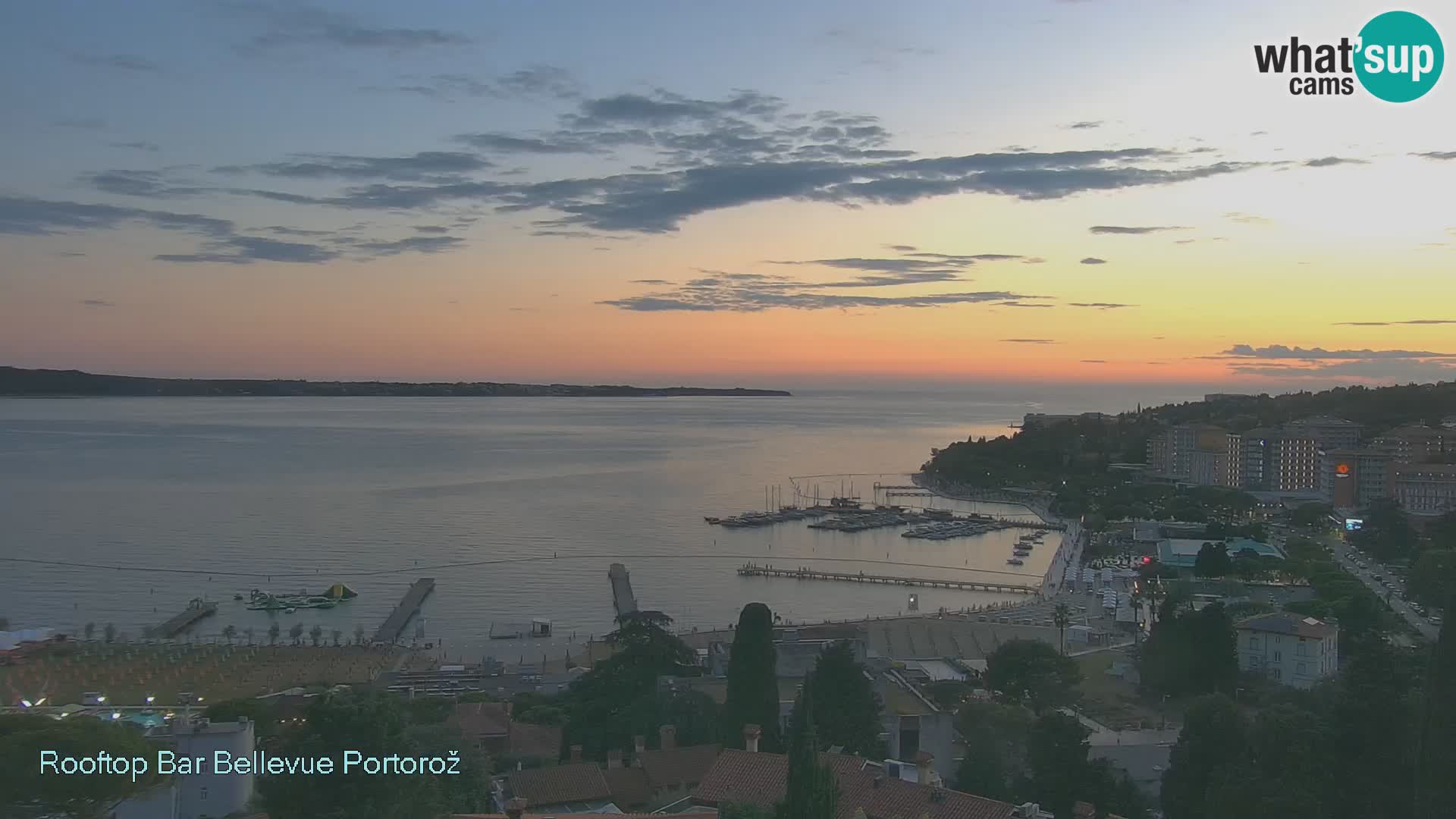 Portorož camera en vivo – Panorama Villa Bellevue