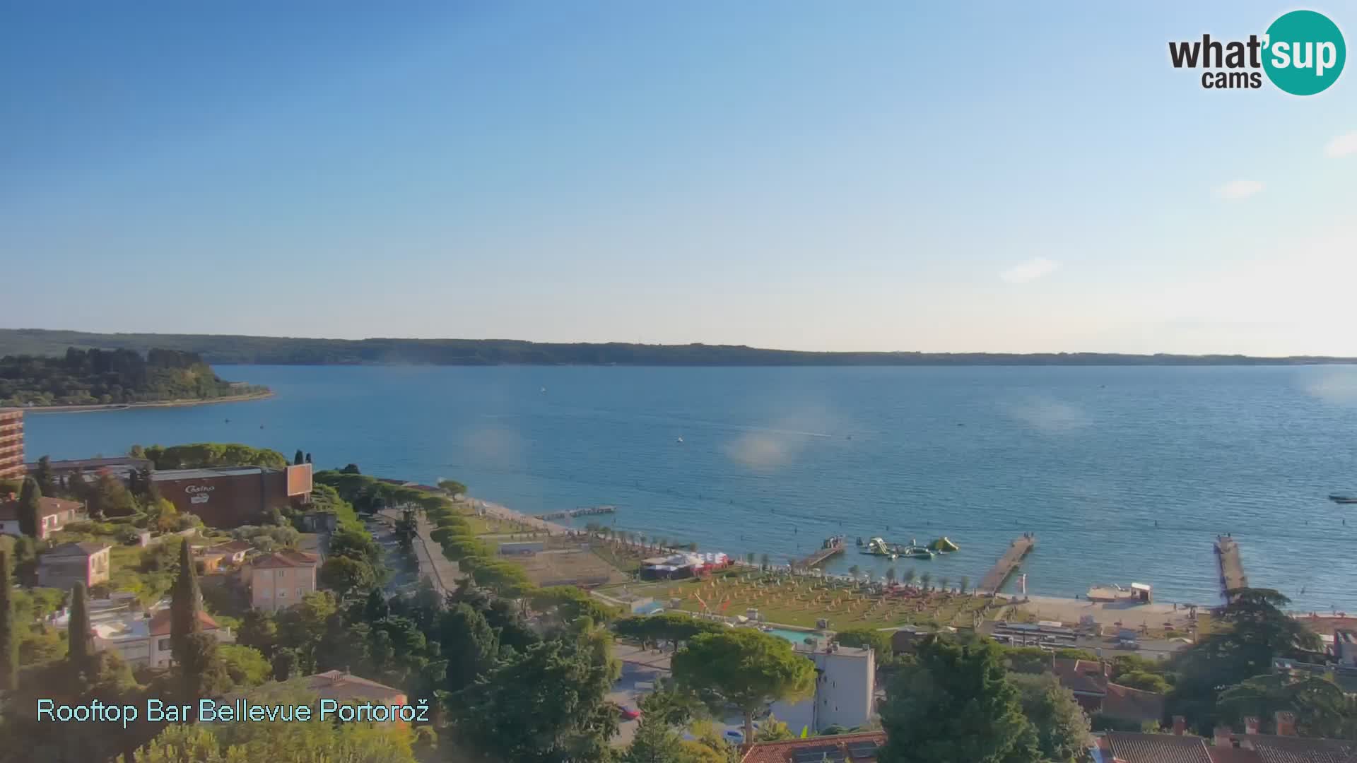 Panorama webcam Portorož – view from Villa Bellevue