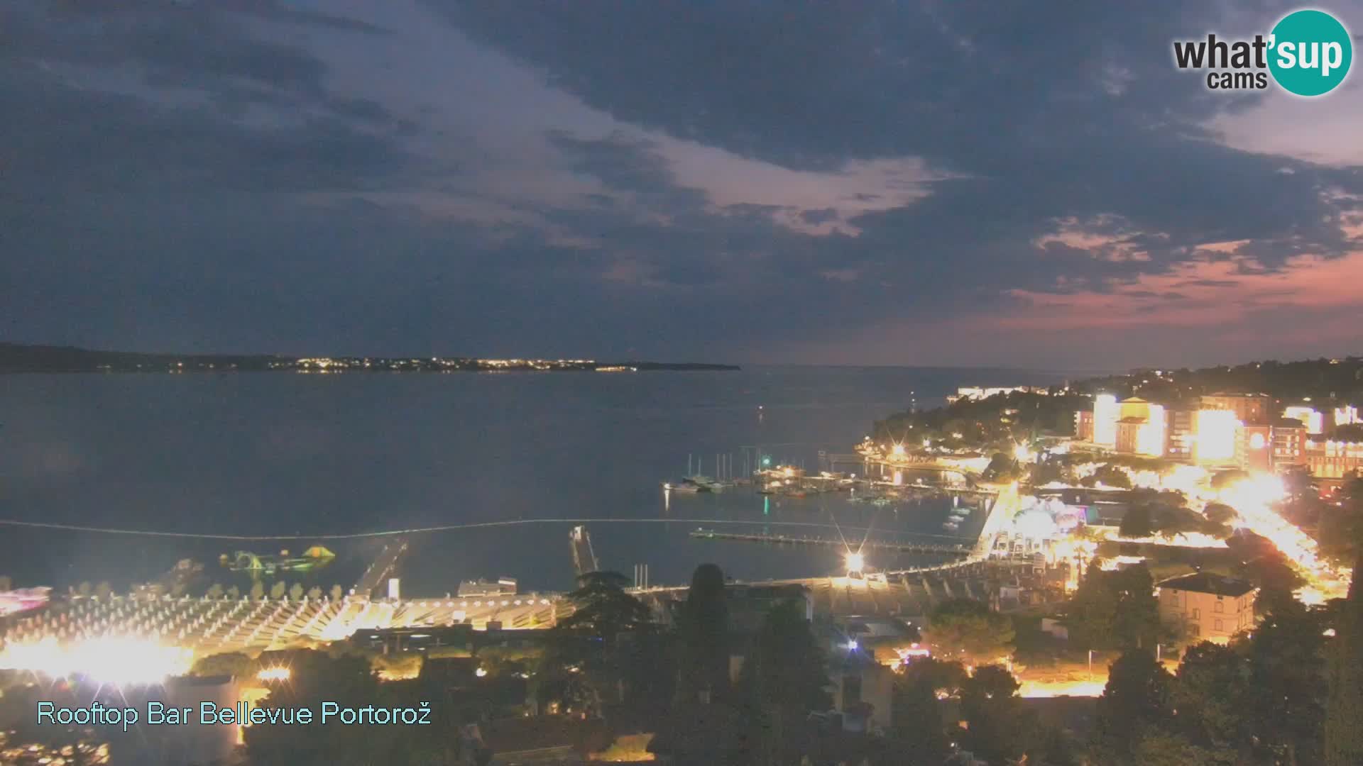 Panorama webcam Portorož – view from Villa Bellevue