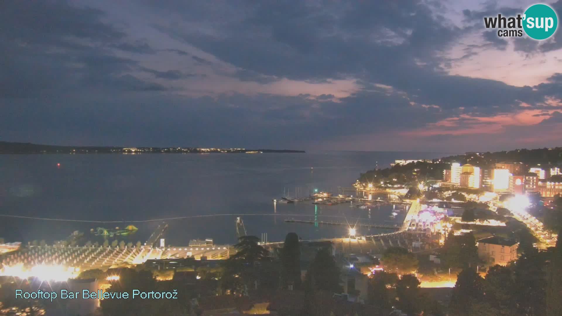 Panorama webcam Portorož – view from Villa Bellevue