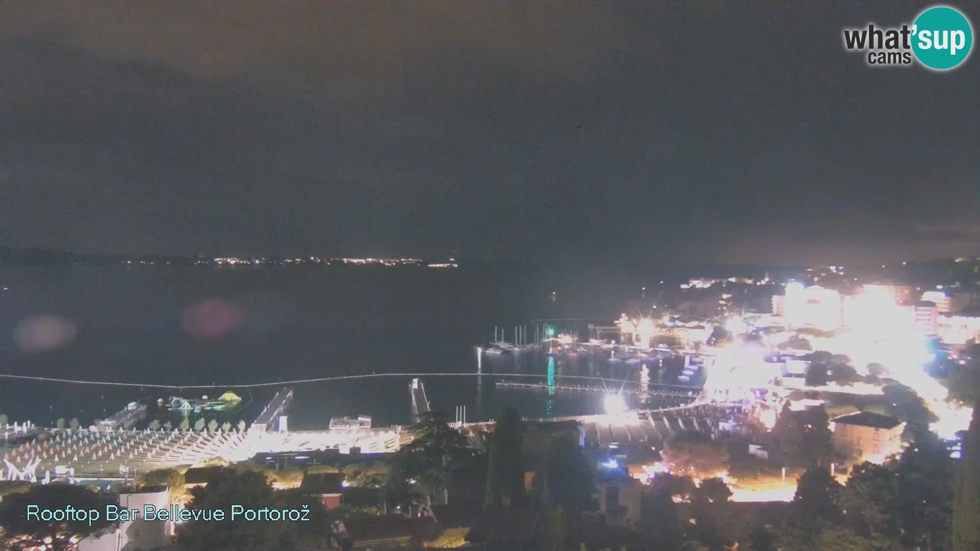 Portorož camera en vivo – Panorama Villa Bellevue