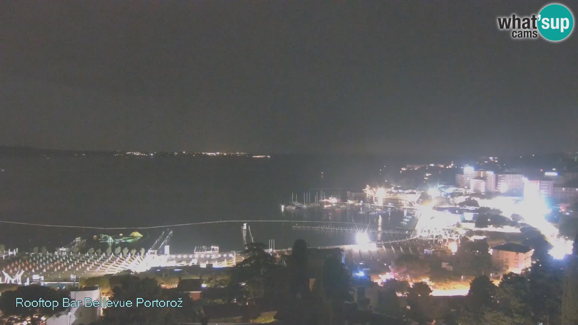 Panorama webcam Portorož – view from Villa Bellevue