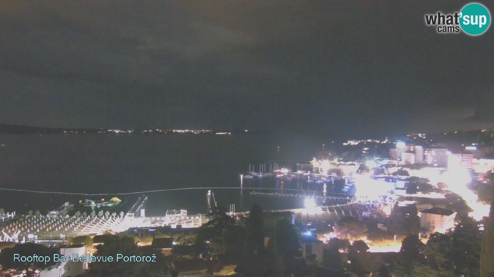 Portorož web kamera – pogled sa Villa Bellevue