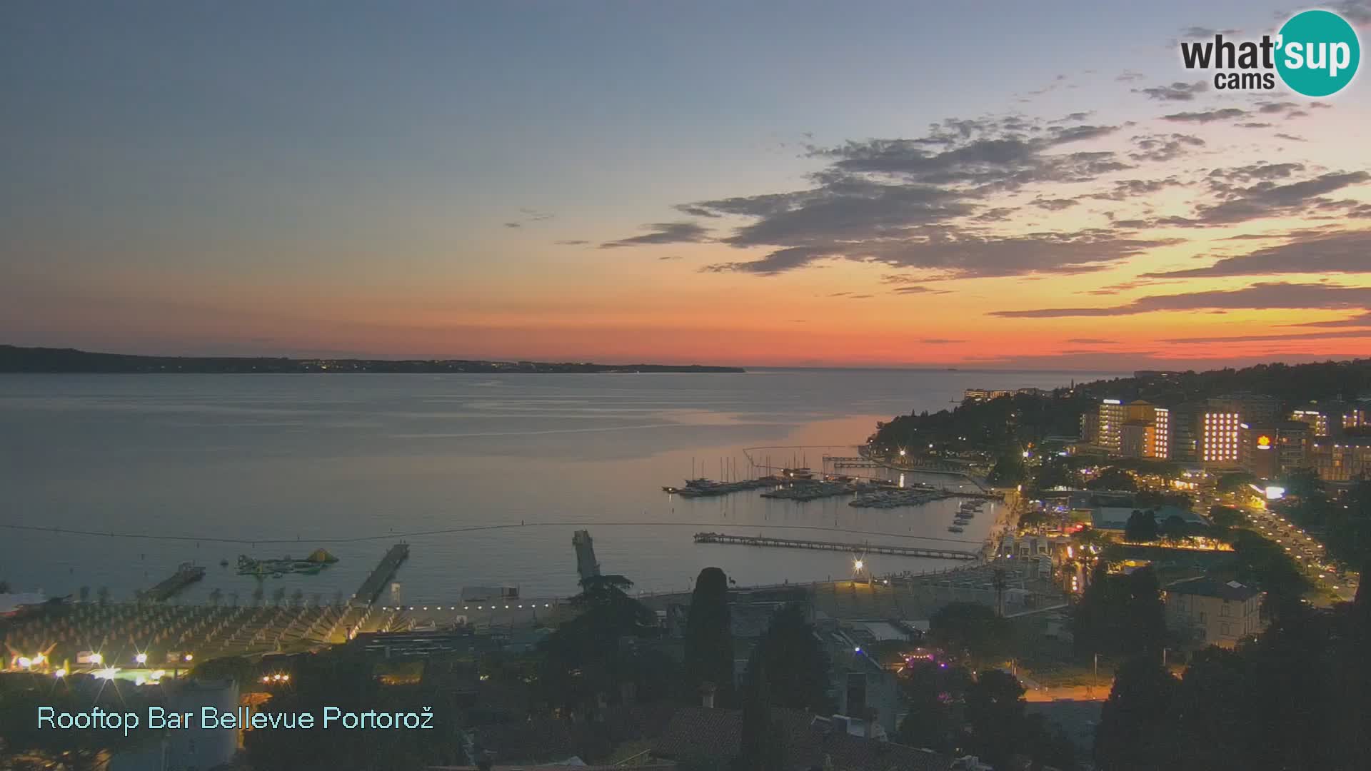 Panorama webcam Portorož – view from Villa Bellevue