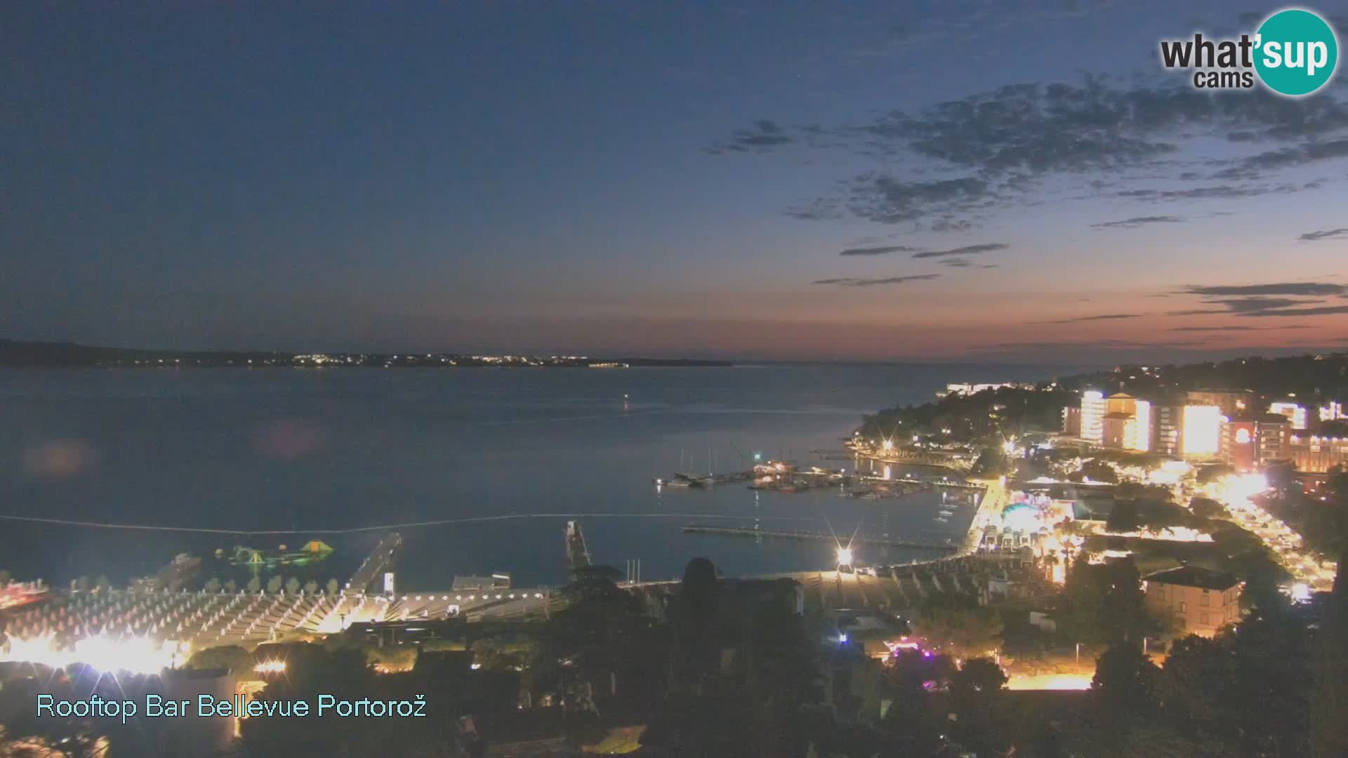 Panorama webcam Portorož – view from Villa Bellevue