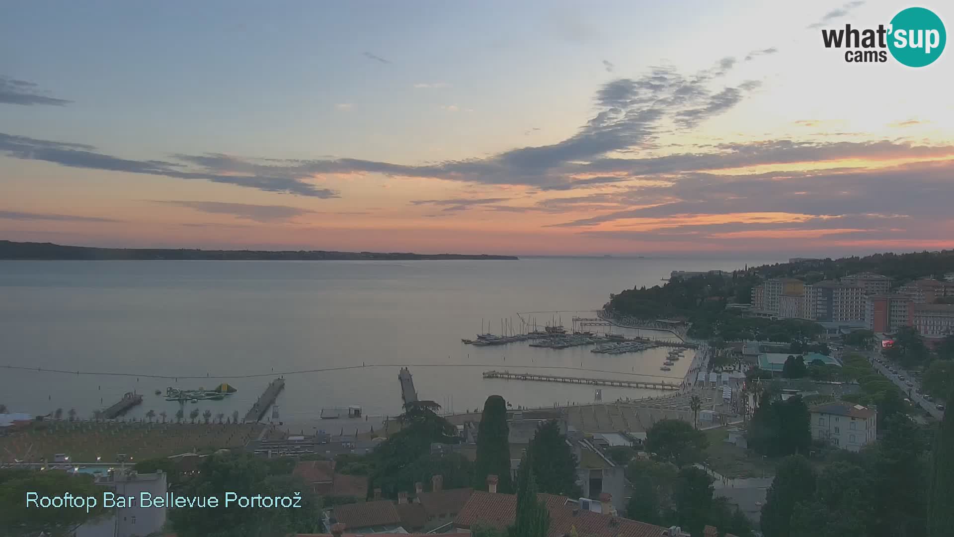 Portorož camera en vivo – Panorama Villa Bellevue