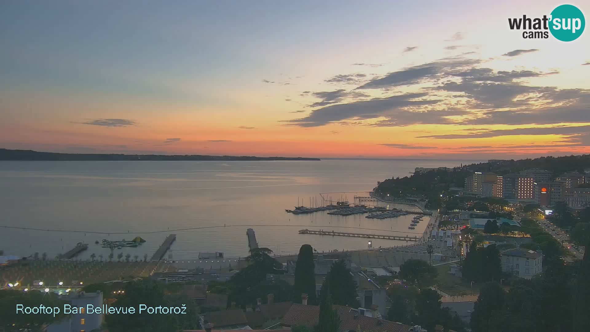 Portorož web kamera – pogled sa Villa Bellevue