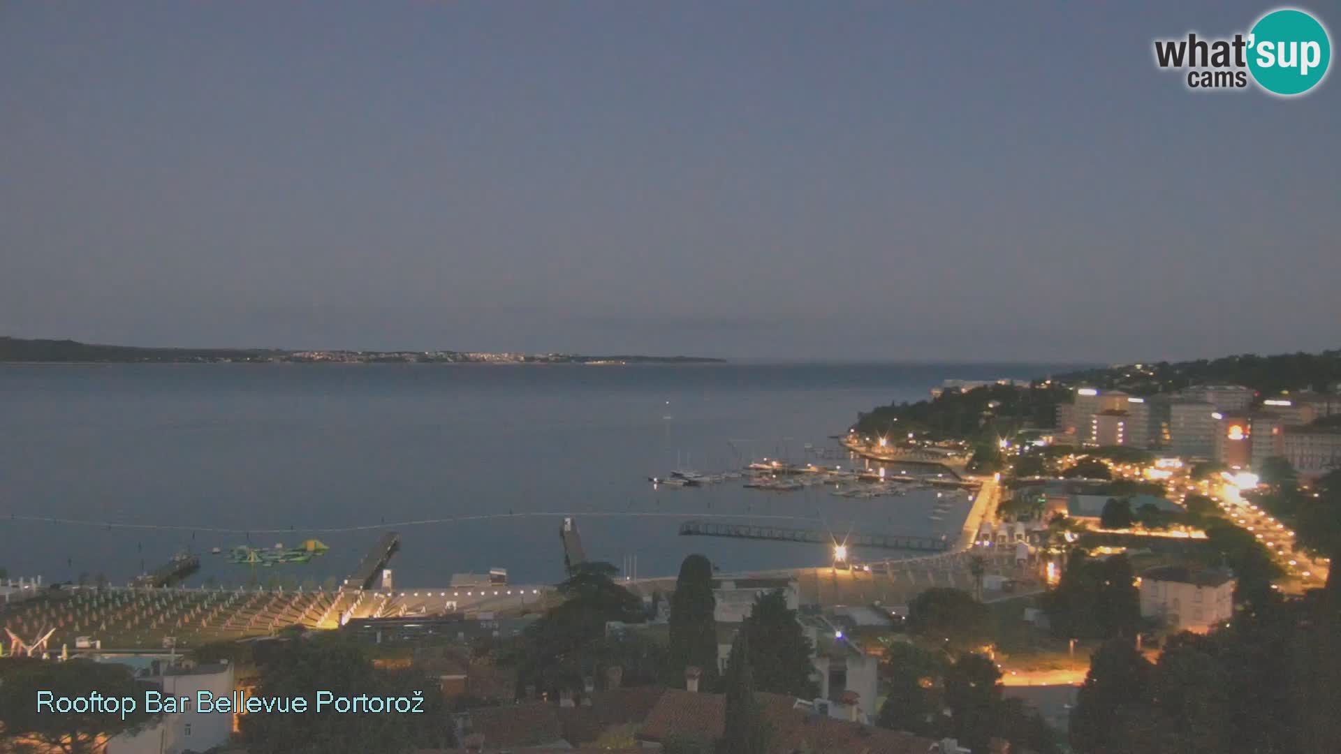 Panorama webcam Portorož – view from Villa Bellevue