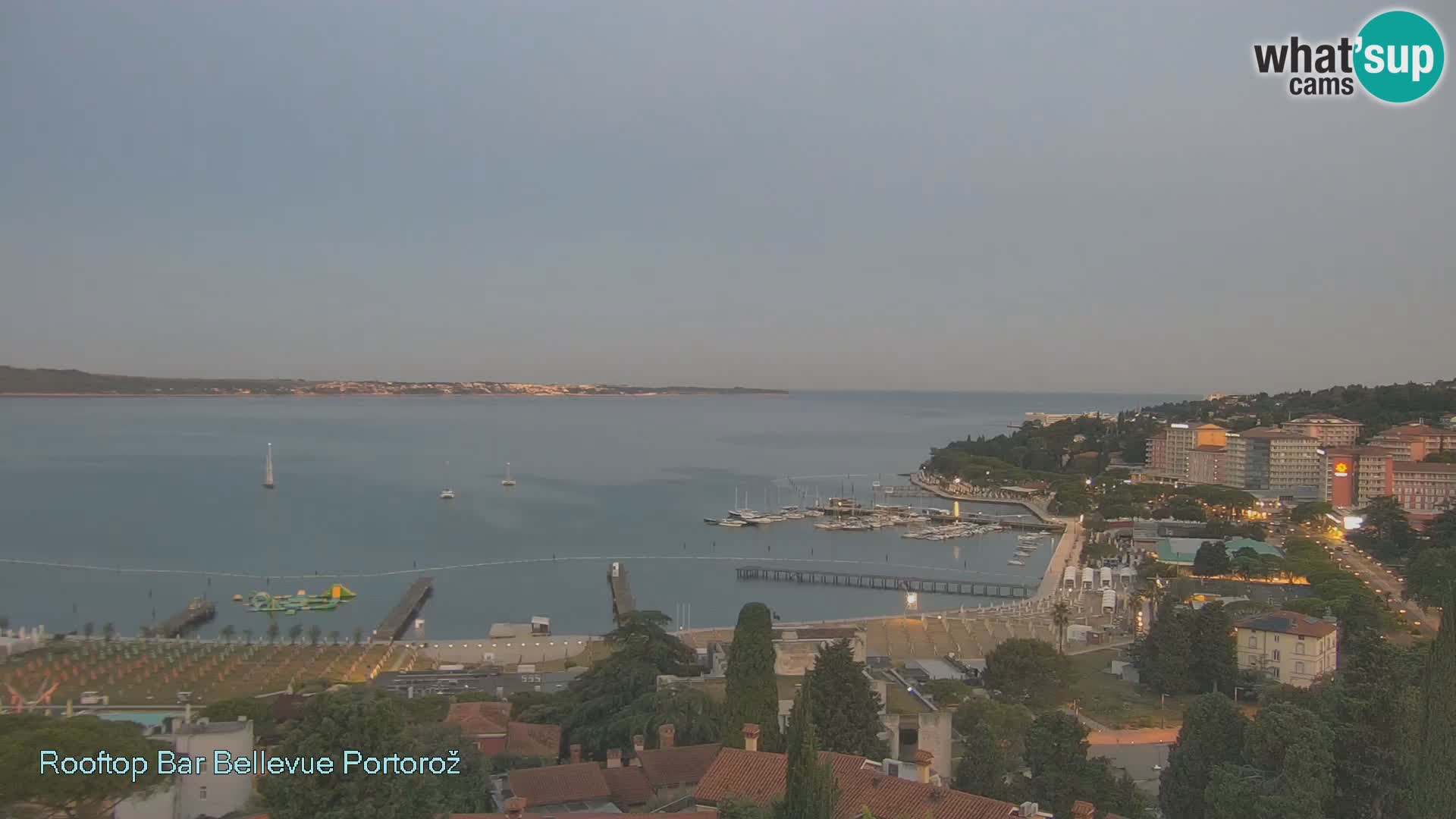 Panorama webcam Portorož – view from Villa Bellevue