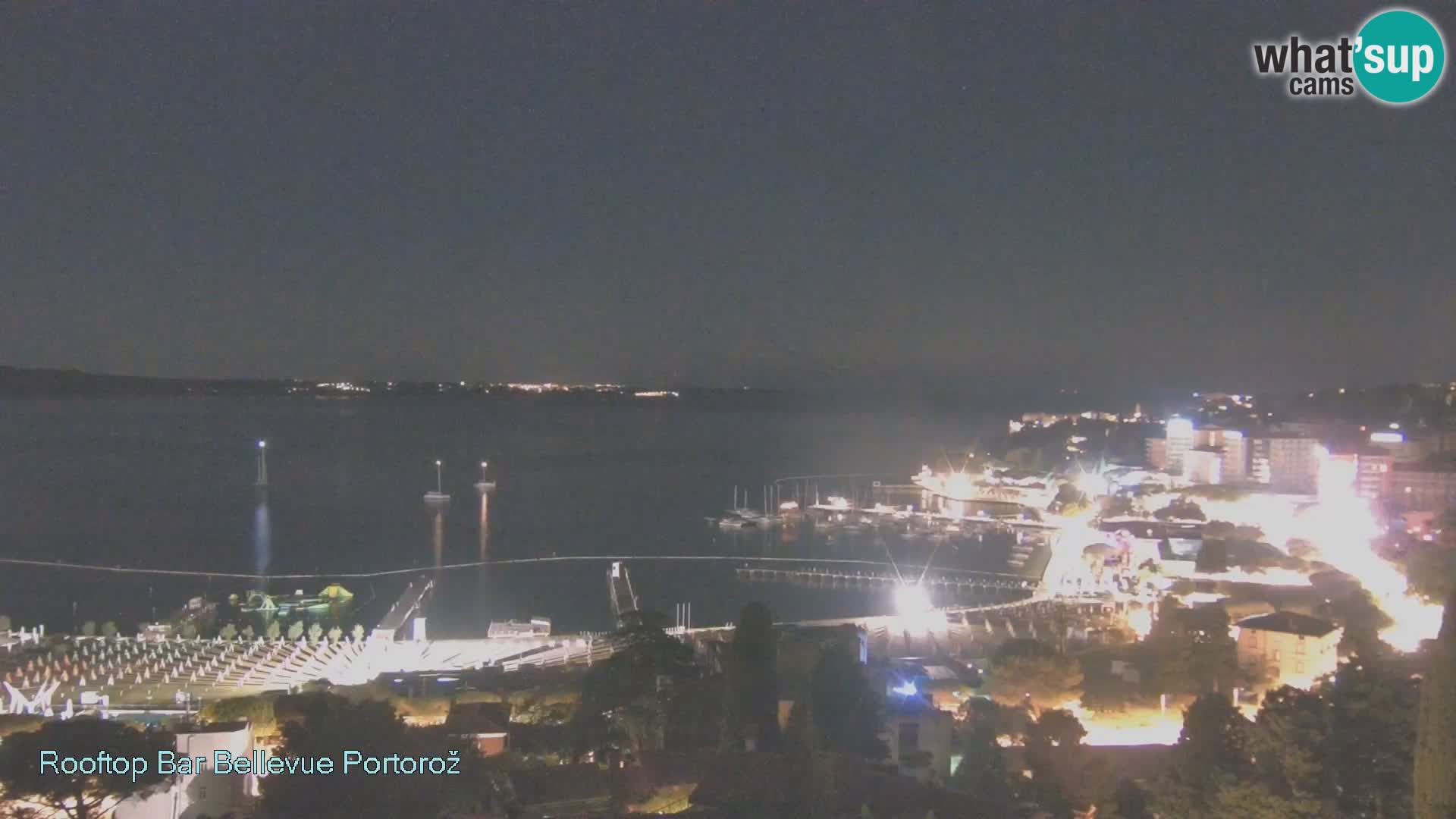 Portorož camera en vivo – Panorama Villa Bellevue