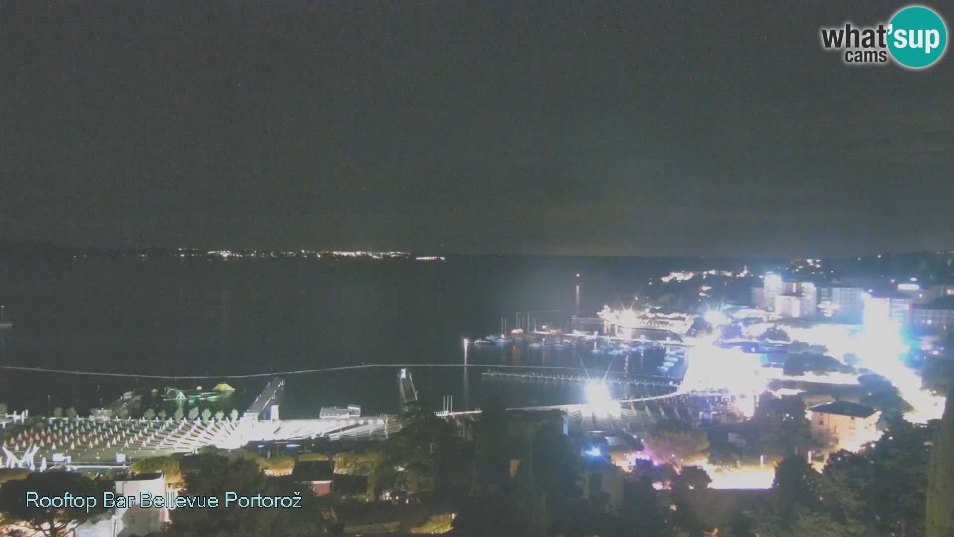 Panorama webcam Portorož – view from Villa Bellevue