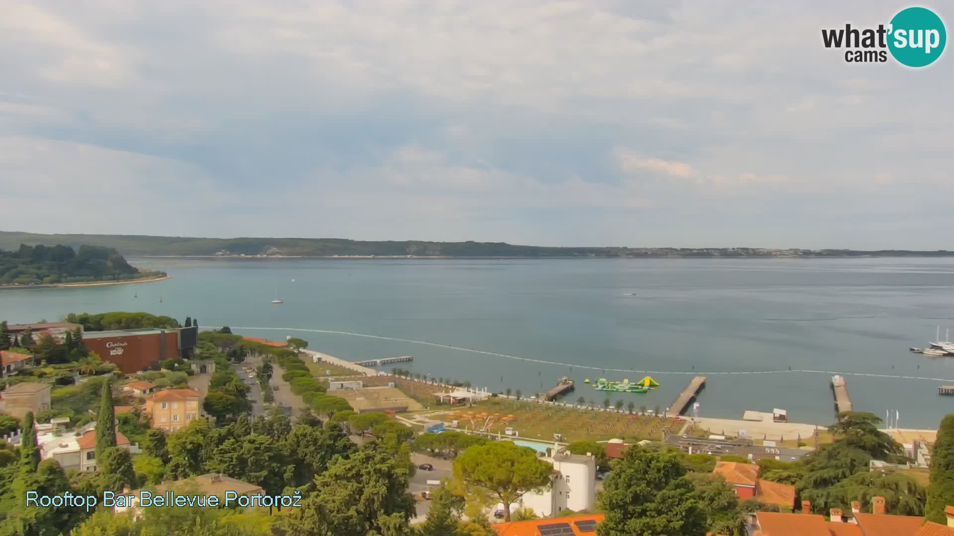 Live webcam Portorož – Panorama dalla Villa Bellevue