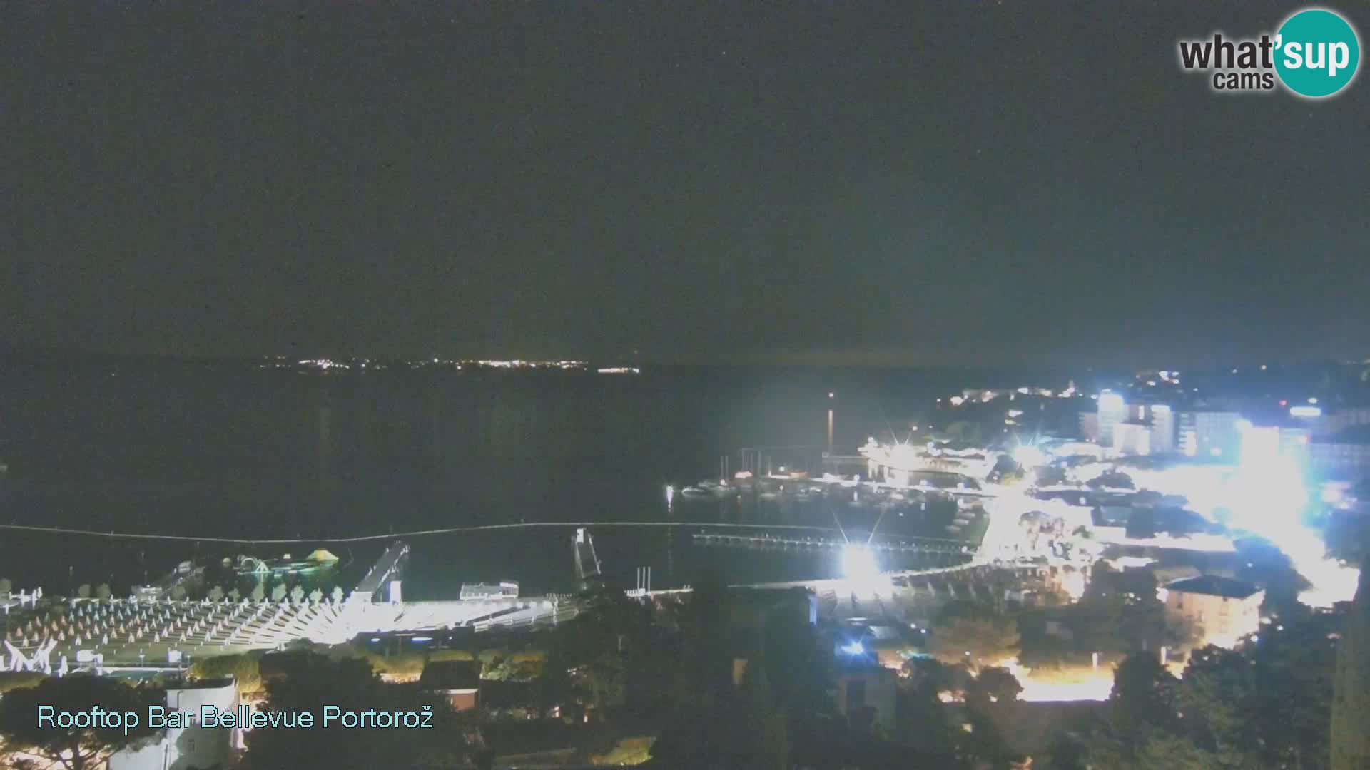Portorož camera en vivo – Panorama Villa Bellevue