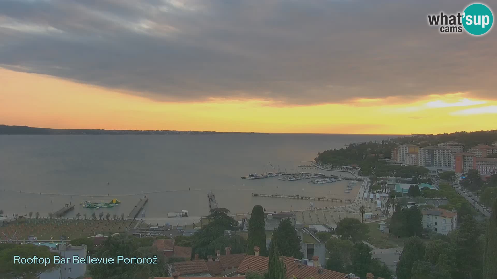 Live webcam Portorož – Panorama dalla Villa Bellevue