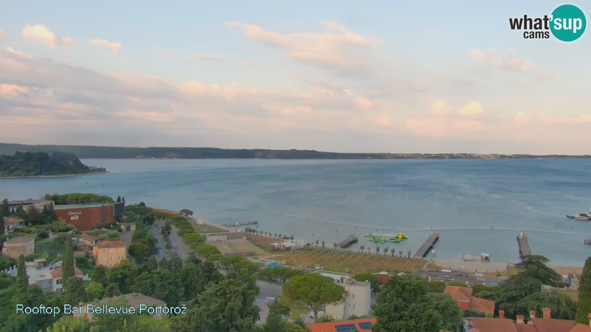 Portorož web kamera – pogled sa Villa Bellevue