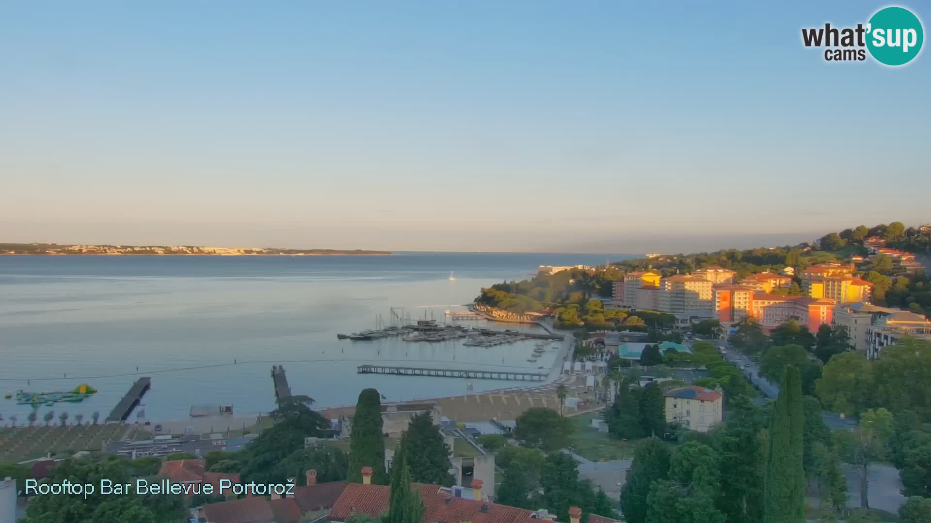 Panorama webcam Portorož – view from Villa Bellevue