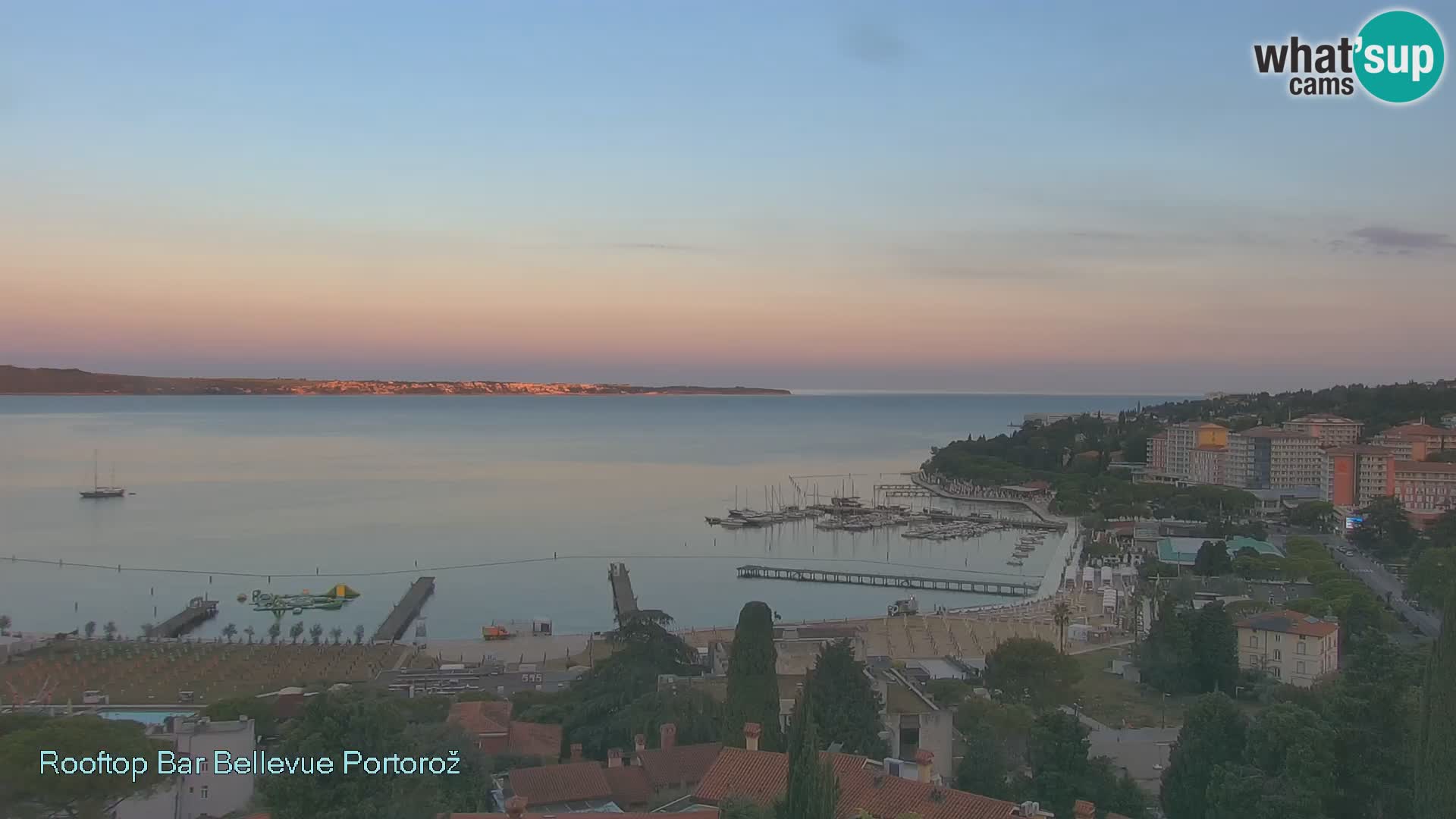 Panorama webcam Portorož – view from Villa Bellevue