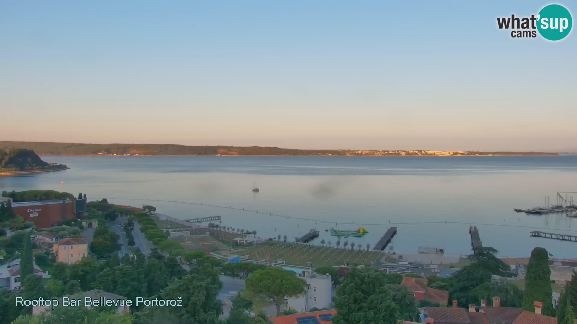 Portorož camera en vivo – Panorama Villa Bellevue