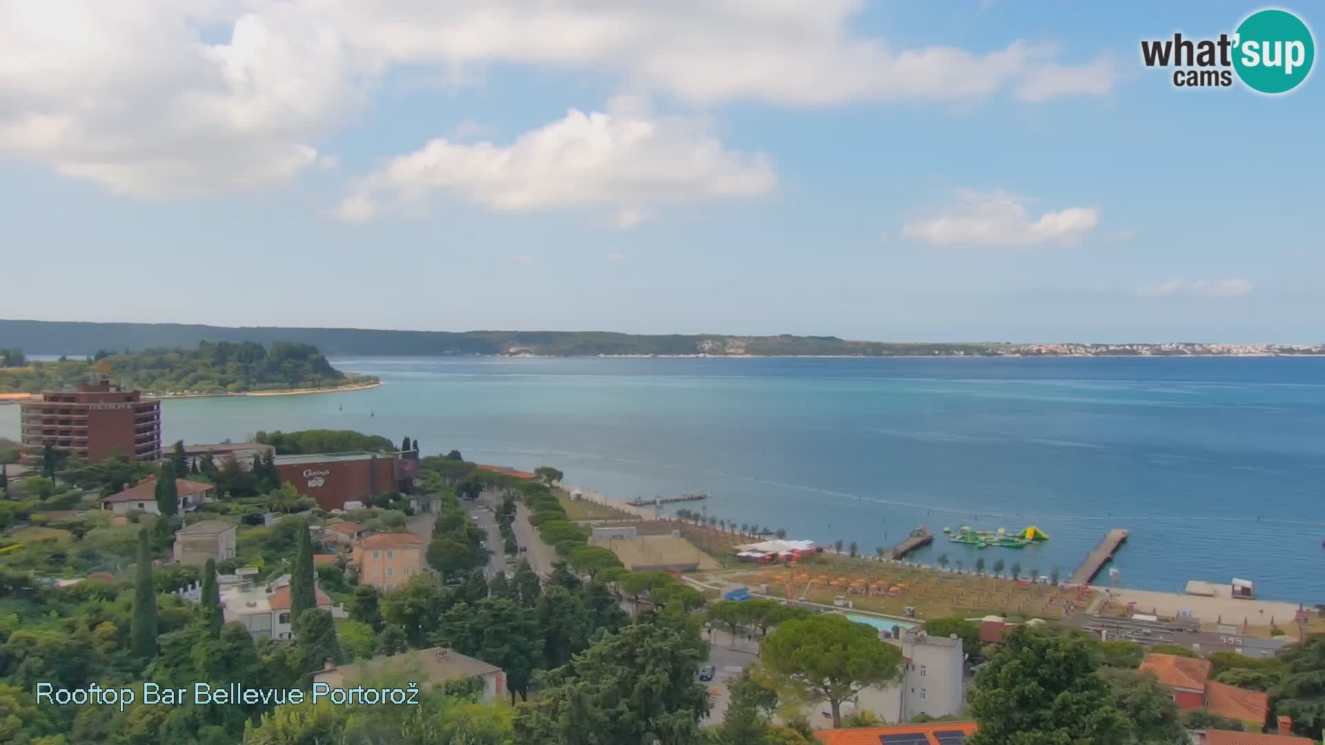 Live webcam Portorož – Panorama dalla Villa Bellevue
