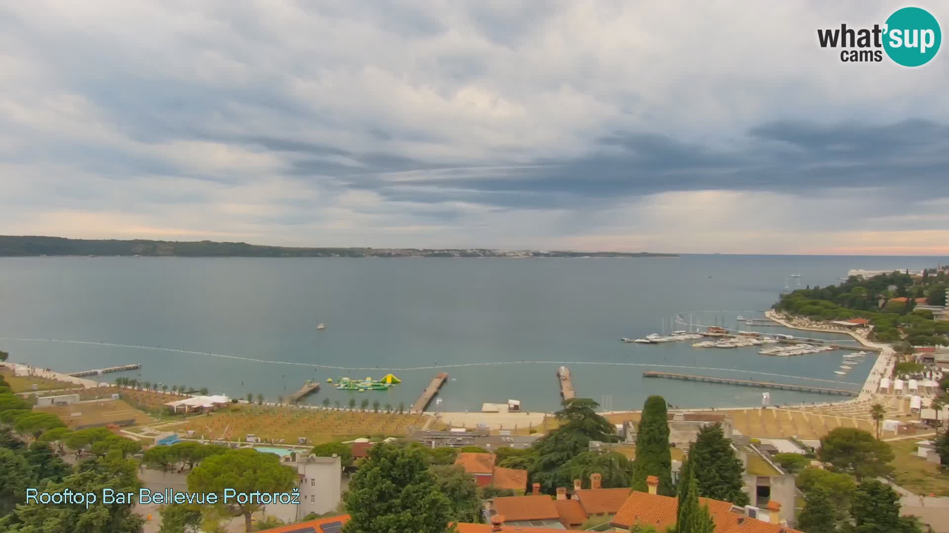 Panorama webcam Portorož – view from Villa Bellevue