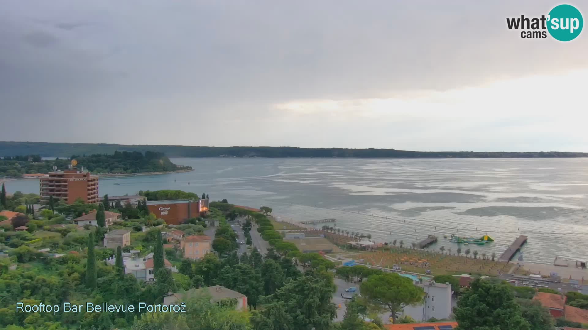 Live webcam Portorož – Panorama dalla Villa Bellevue