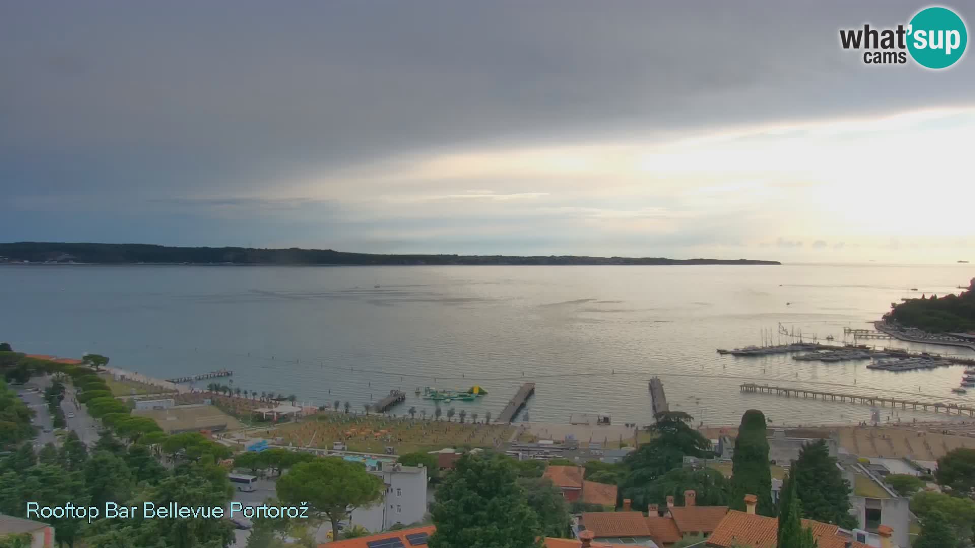 Portorož camera en vivo – Panorama Villa Bellevue