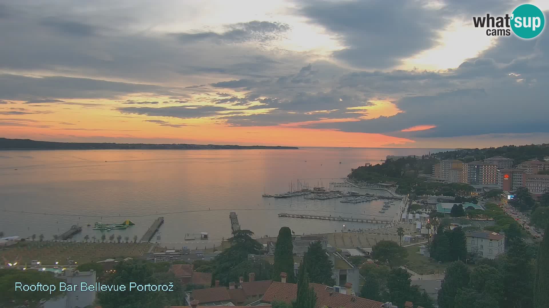 Panorama webcam Portorož – view from Villa Bellevue