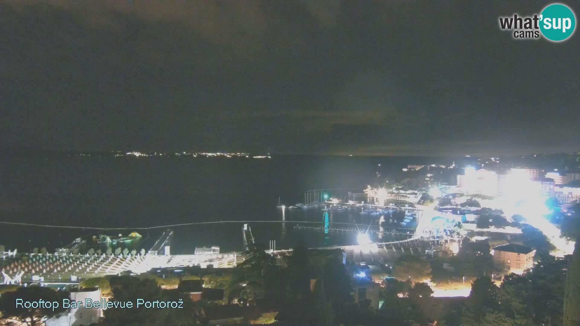 Panorama webcam Portorož – view from Villa Bellevue